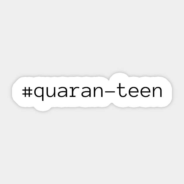 Quaran-teen Sticker by The Digital Brush